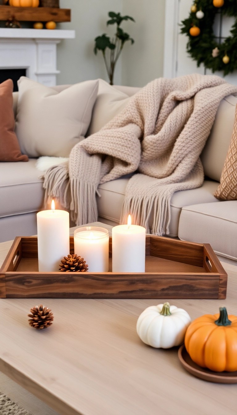 20 Cozy Living Room Ideas That'll Make You Want to Snuggle Up Forever! - 15. Warm Accessories