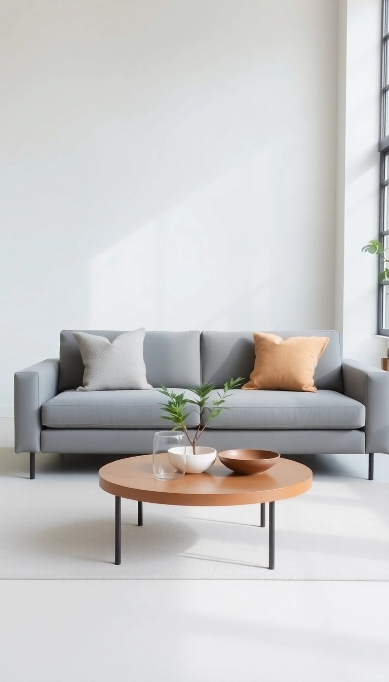 20 Cozy Living Room Ideas That'll Make You Want to Snuggle Up Forever! - 16. Modern Minimalism