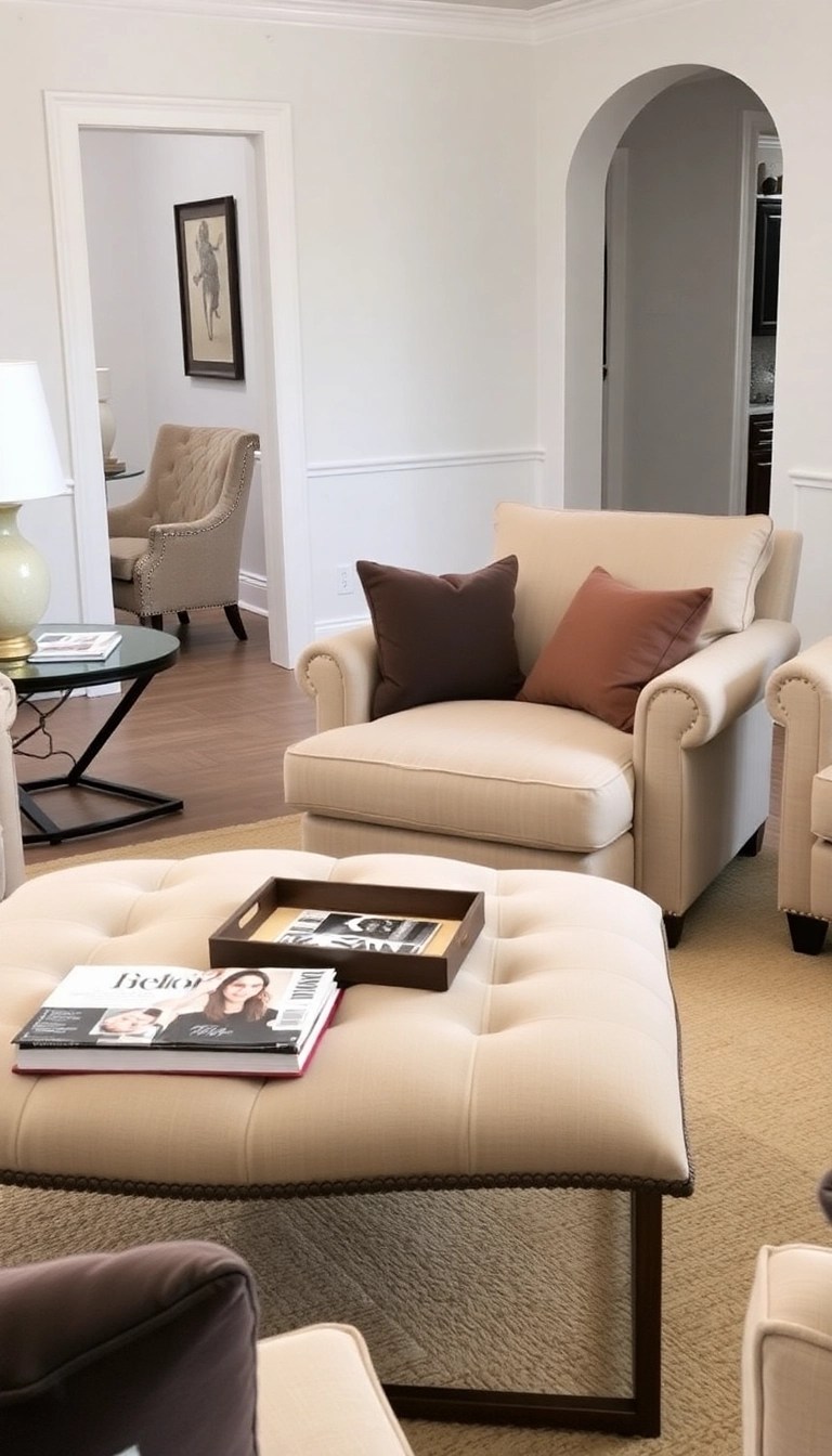 20 Cozy Living Room Ideas That'll Make You Want to Snuggle Up Forever! - 6. Functional Furniture