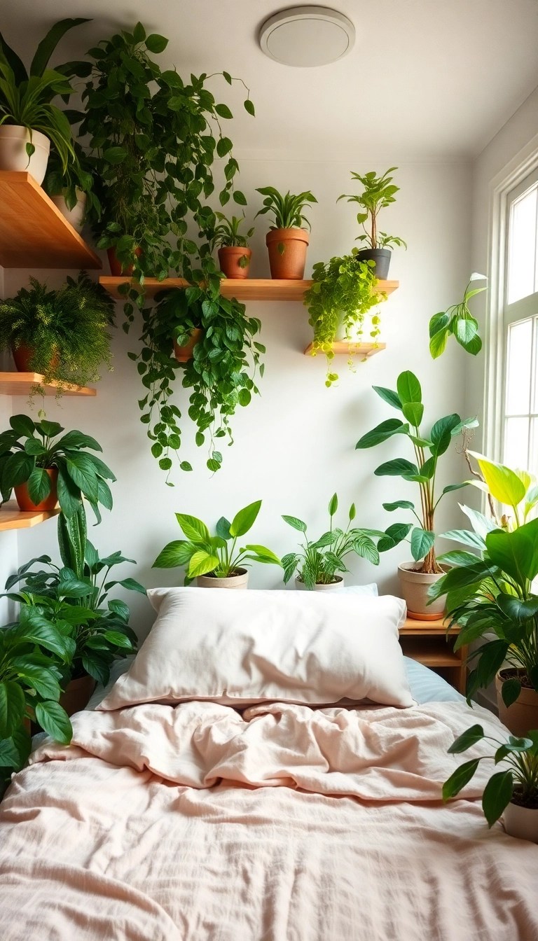 21 Bedroom Makeovers That Look Luxurious but Cost Less Than $100! - 12. Fresh Greenery
