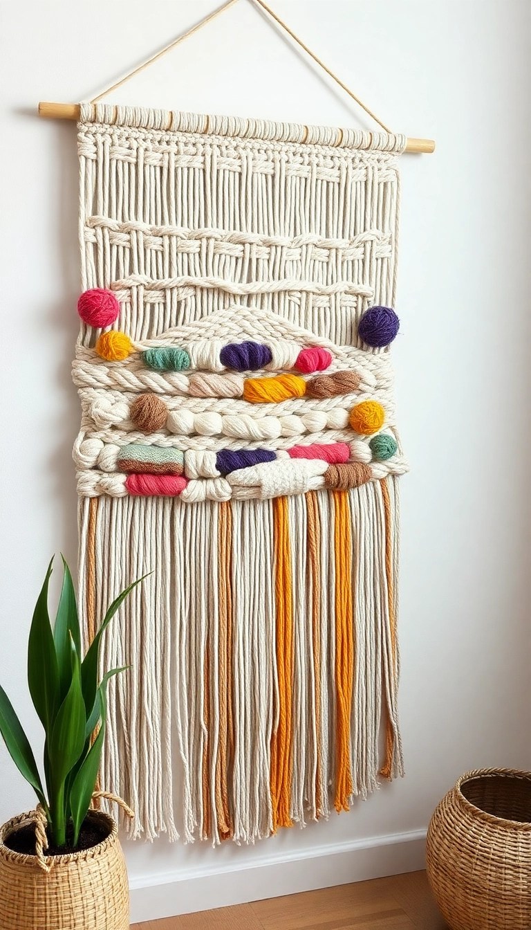25 DIY Home Decor Projects So Easy You’ll Wonder Why You Didn’t Start Sooner! - 14. DIY Woven Wall Hanging