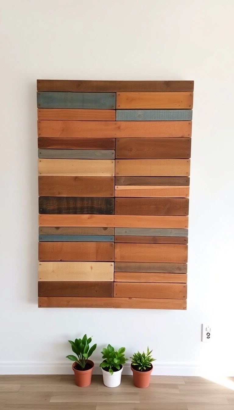 25 DIY Home Decor Projects So Easy You’ll Wonder Why You Didn’t Start Sooner! - 2. Upcycled Wood Pallet Wall Art
