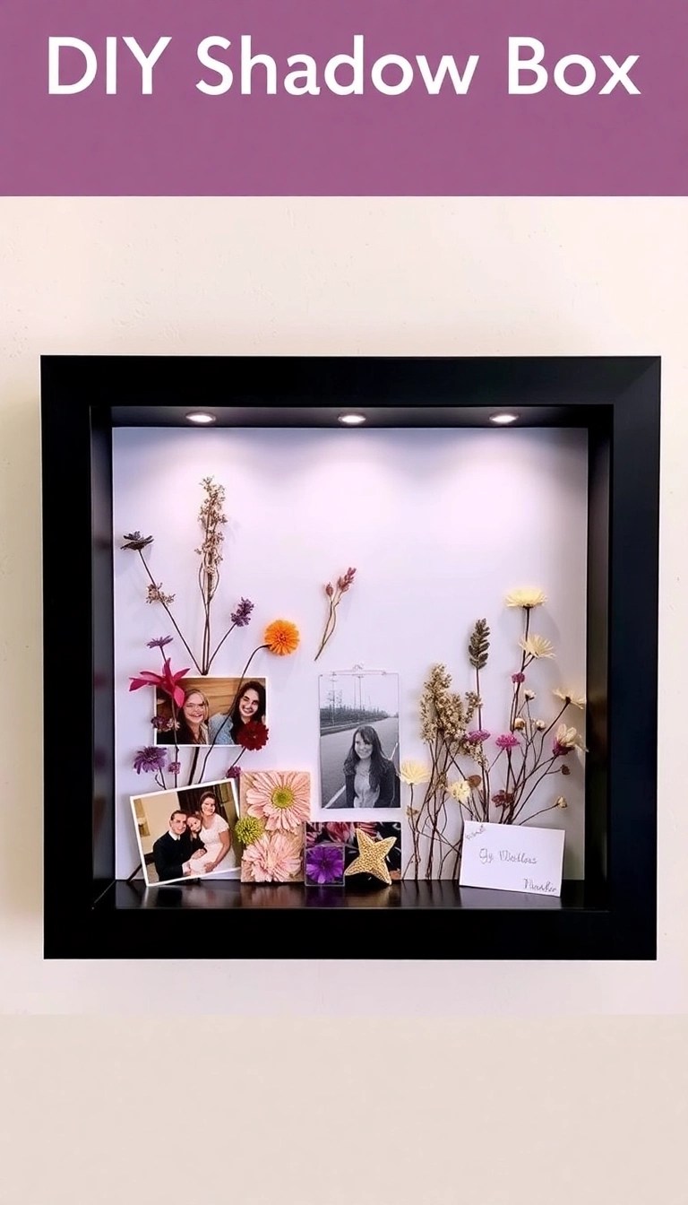 25 DIY Home Decor Projects So Easy You’ll Wonder Why You Didn’t Start Sooner! - 20. DIY Shadow Box