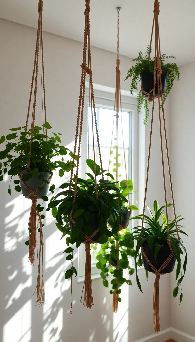 25 DIY Home Decor Projects So Easy You’ll Wonder Why You Didn’t Start Sooner! - 4. DIY Macramé Plant Hangers