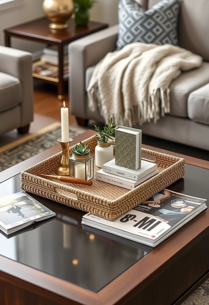 25 Budget Home Decor Ideas That'll Make You Feel Like a Design Pro! - 14. Use Decorative Trays